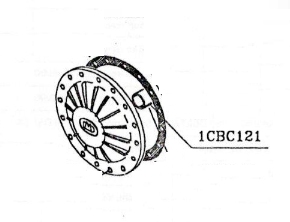 DESNI LEŽAJ K3-POKROV 1CBC121(K400CC-K740CC)