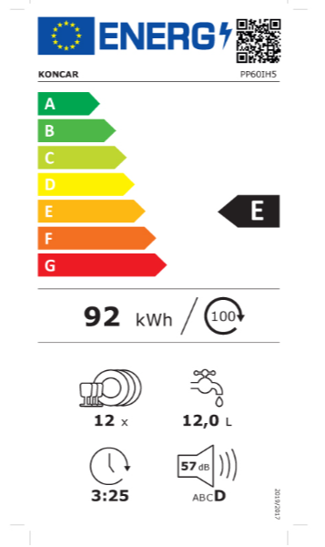 Perilica suđa PP60IH5 KONČAR