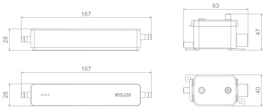 PUMPA ZA ODVOD KONDENZATA VALUE S mini 12L/h