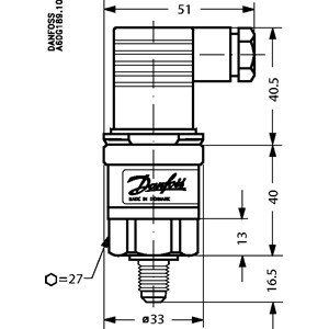 TLAČNI PRETVARAČ AKS 3000 (0/+10bar)(4-20mA)