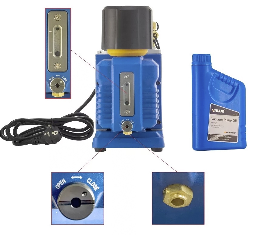 VAKUM PUMPA VALUE VRP-15D 425L/min dvostepena