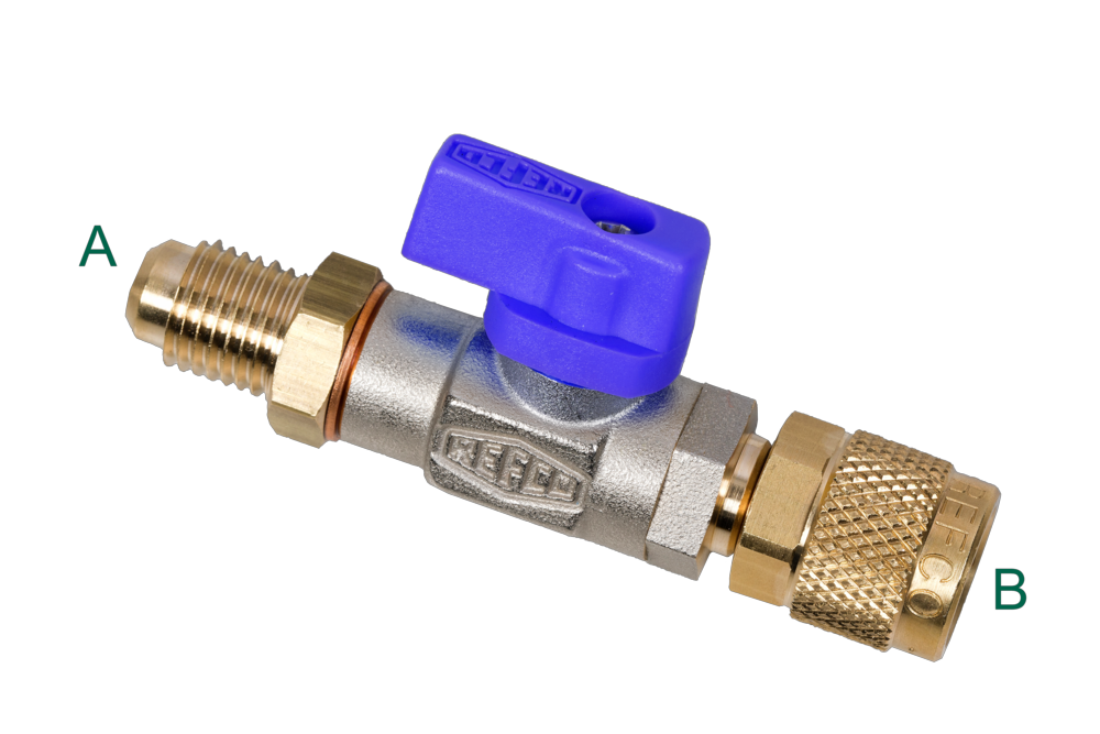 VENTIL CA-1/4" SAE-B REFCO