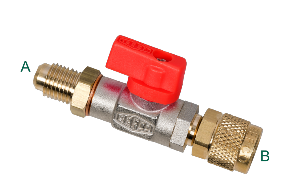 VENTIL CA-1/4" SAE-R REFCO