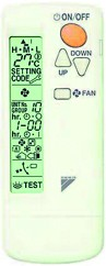 Daikin BRC7F530W IC bežični daljinski upravljač