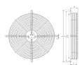 MREŽA VENTILATORA D 400 R11 TIP4 HIDRIA